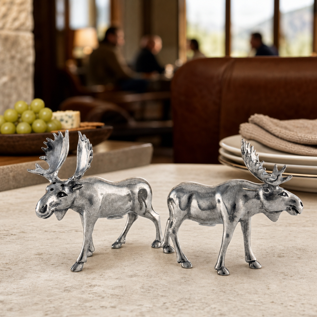 Moose Salt & Pepper Set 8