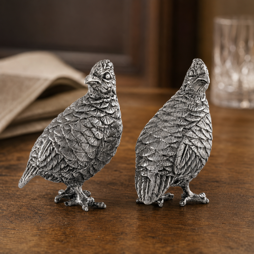 Standing Quails Salt & Pepper Set 5