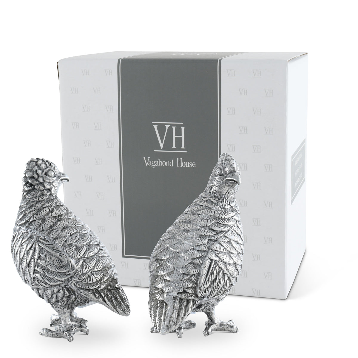 Standing Quails Salt & Pepper Set 8