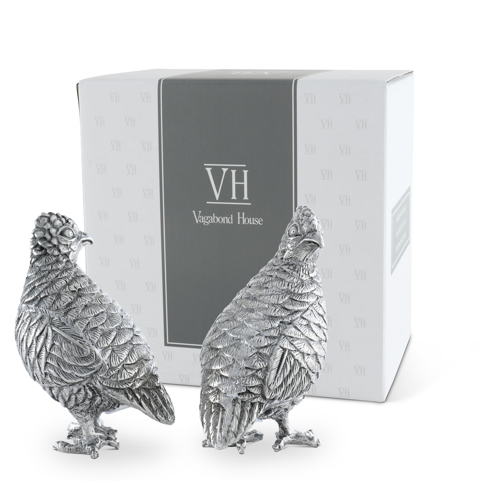 Standing Quails Salt & Pepper Set 8
