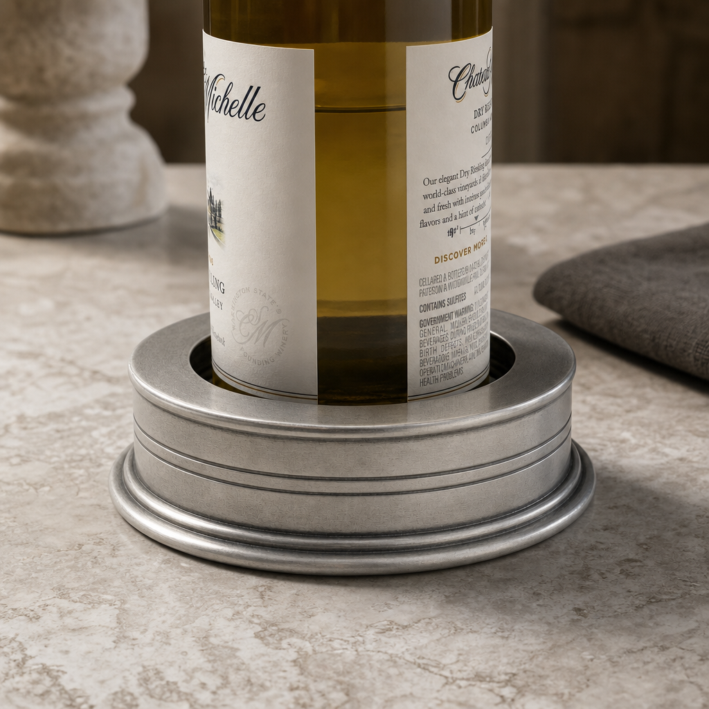 Classic Pewter Wine Coaster 3