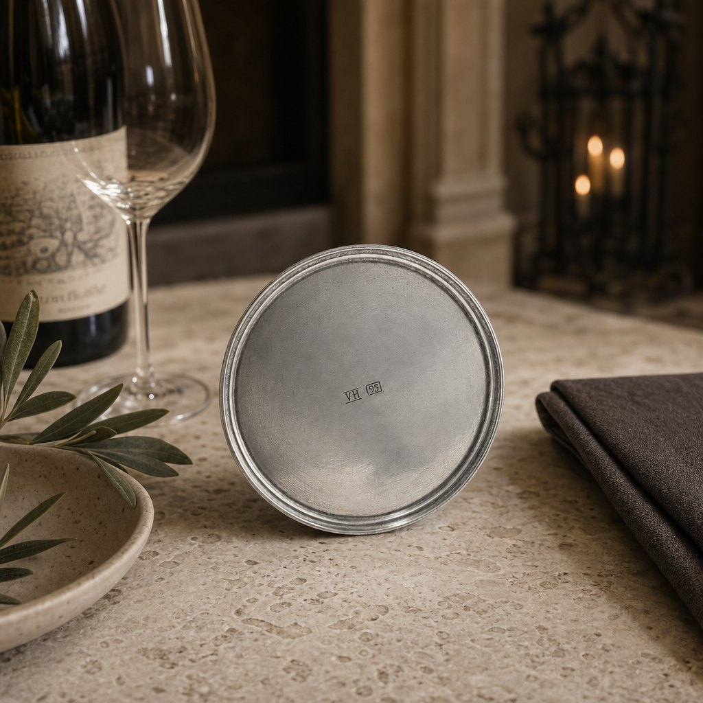 Classic Pewter Wine Coaster 9