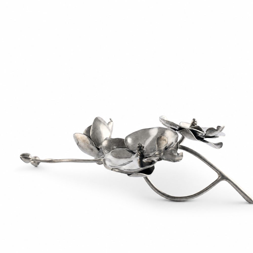 Pewter Orchid Napkin Ring 1