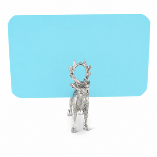 Pewter Deer Place Card Holder