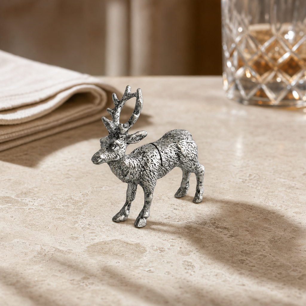 Pewter Deer Place Card Holder 4