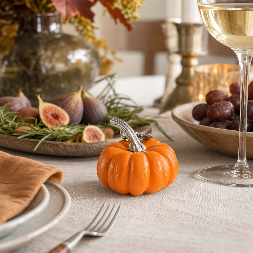 Pumpkin Place Card Holder 8