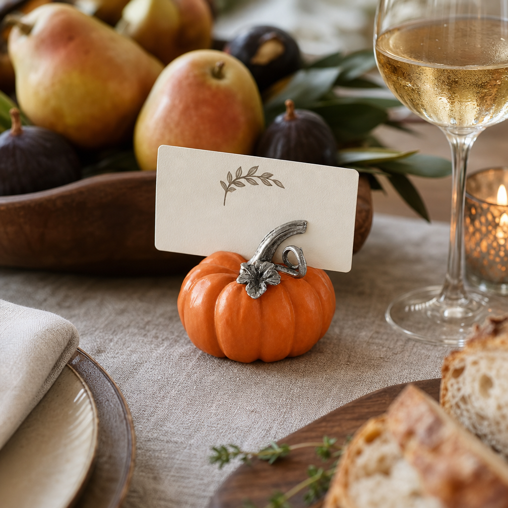 Pumpkin Place Card Holder 9