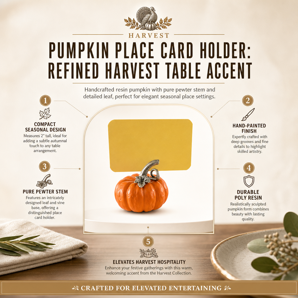 Pumpkin Place Card Holder 1