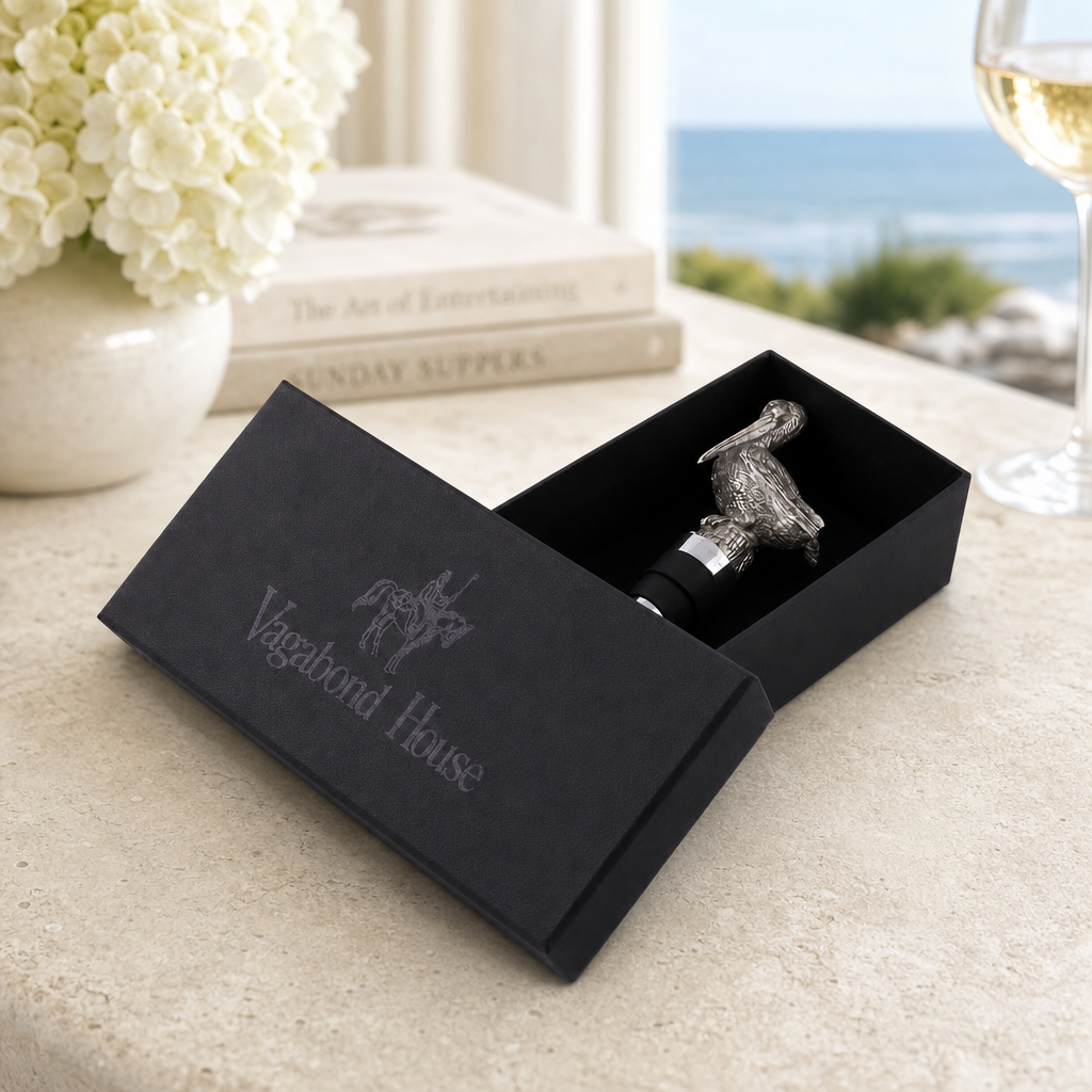 Pewter Pelican Bottle Stopper 3