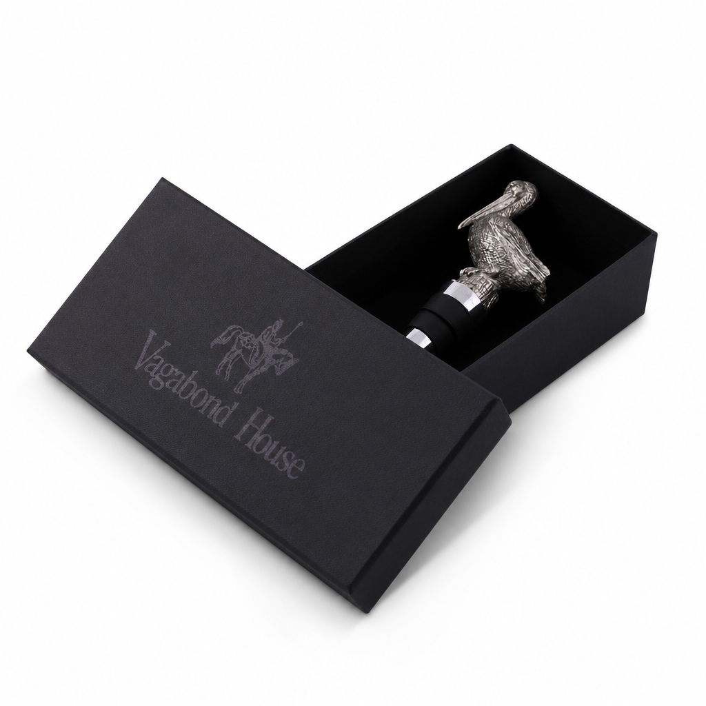 Pewter Pelican Bottle Stopper 5