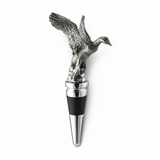 Pewter Flying Duck Bottle Stopper 1