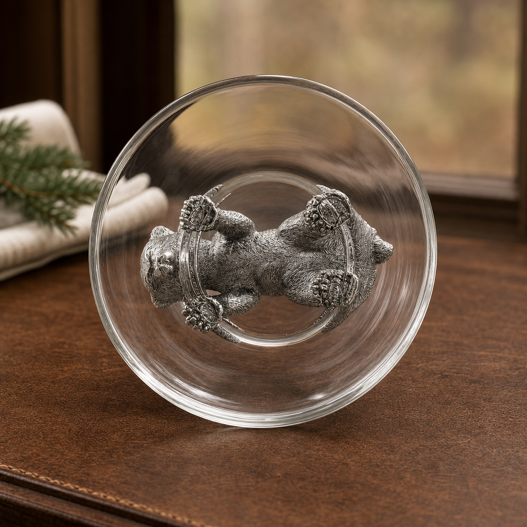Pewter Bear Sauce Bowl 5