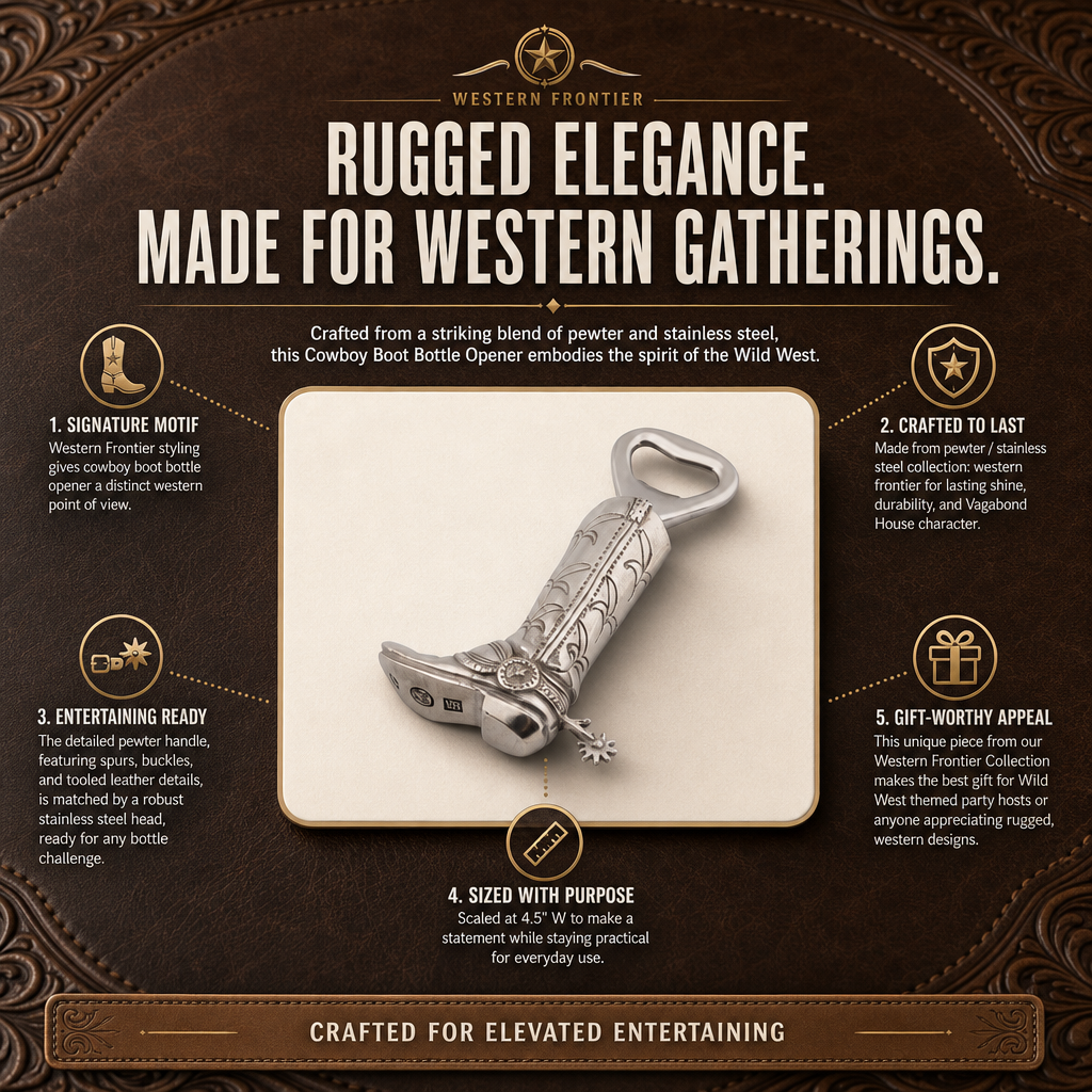 Cowboy Boot Bottle Opener 11