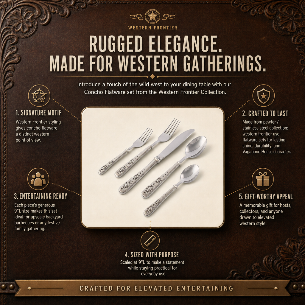 RUGGED ELEGANCE. MADE FOR WESTERN GATHERINGS.