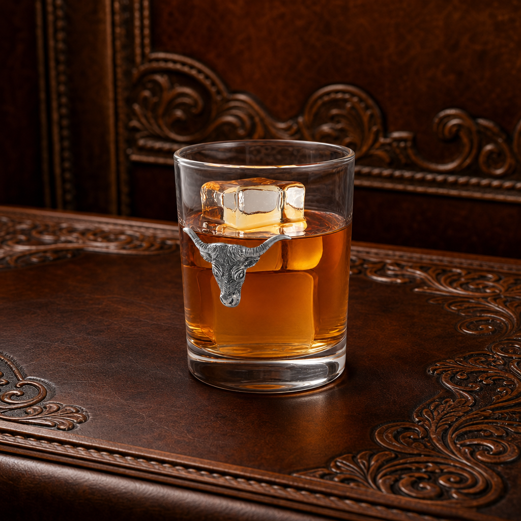 Long Horn Double Old Fashion Bar Glass 3