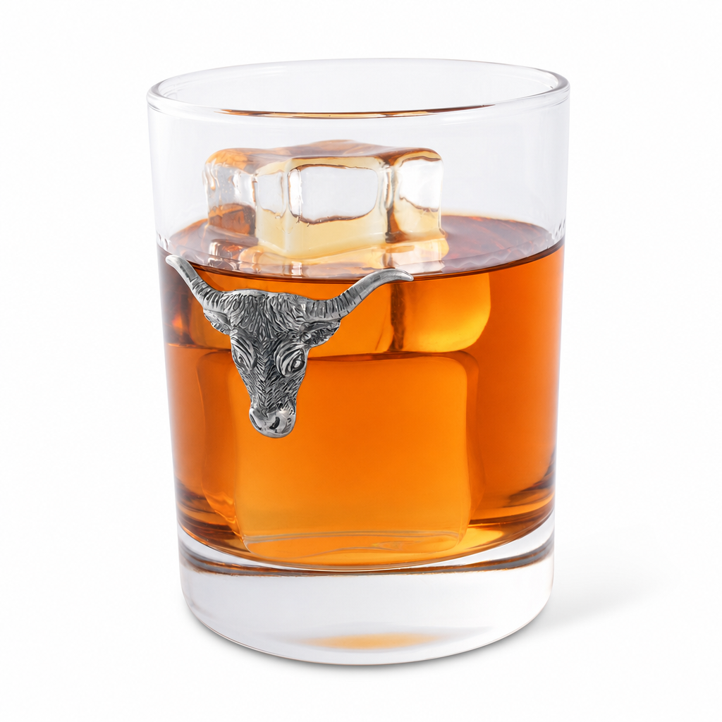 Long Horn Double Old Fashion Bar Glass 8