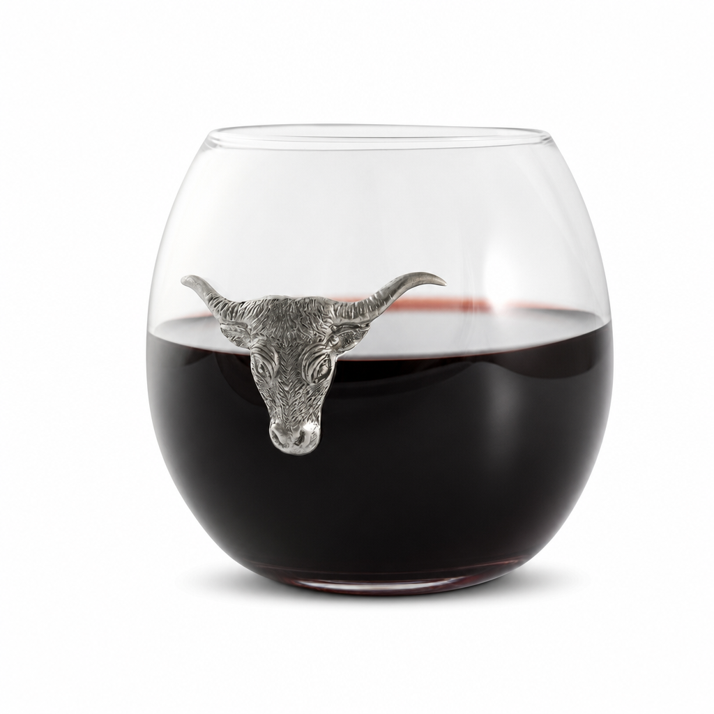Longhorn Stemless Wine Glass 10