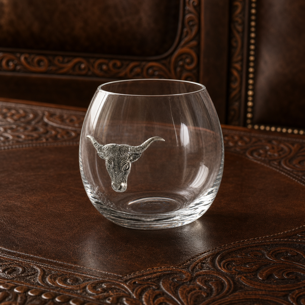Longhorn Stemless Wine Glass 5