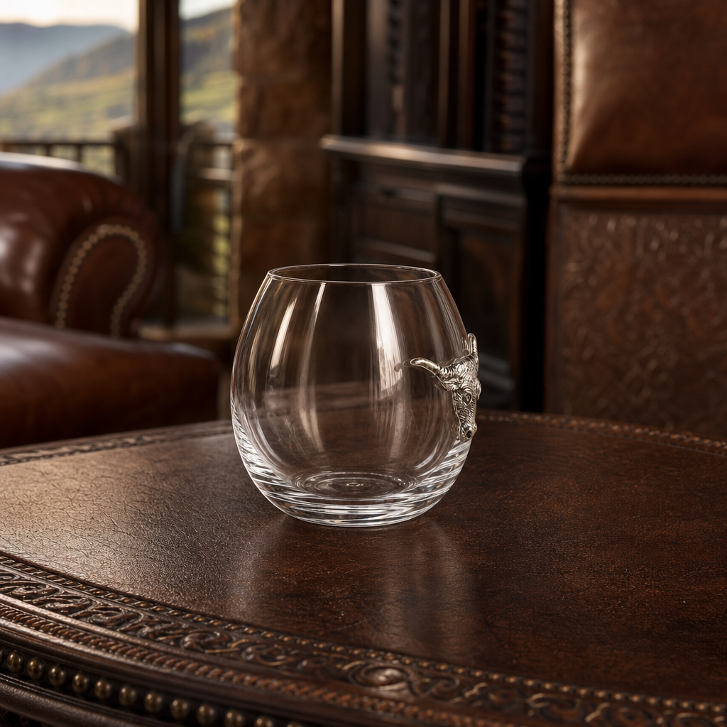 Longhorn Stemless Wine Glass 8