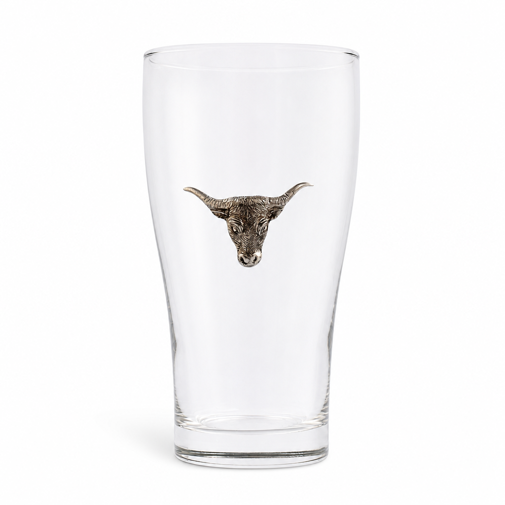 Long  Horn Beer Glass 10