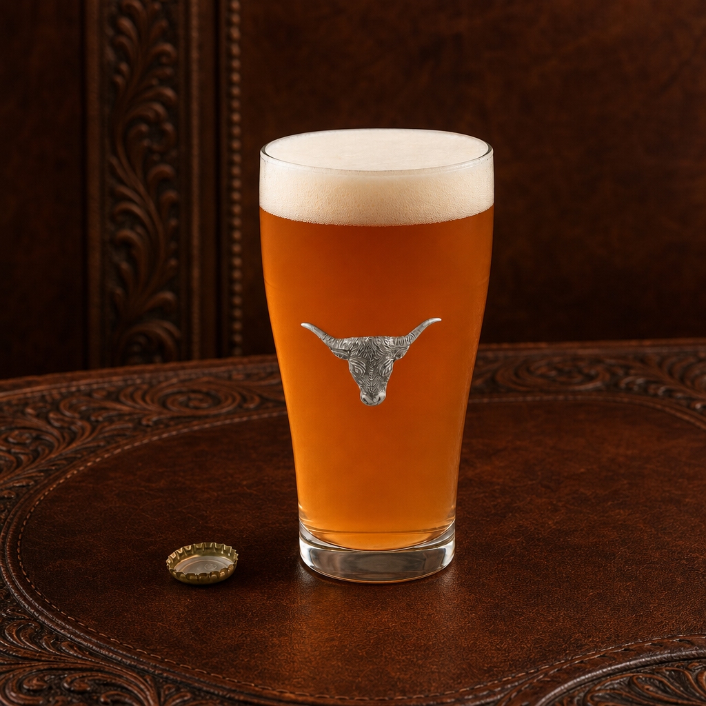 Long  Horn Beer Glass 5