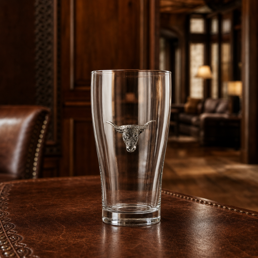 Long  Horn Beer Glass 7