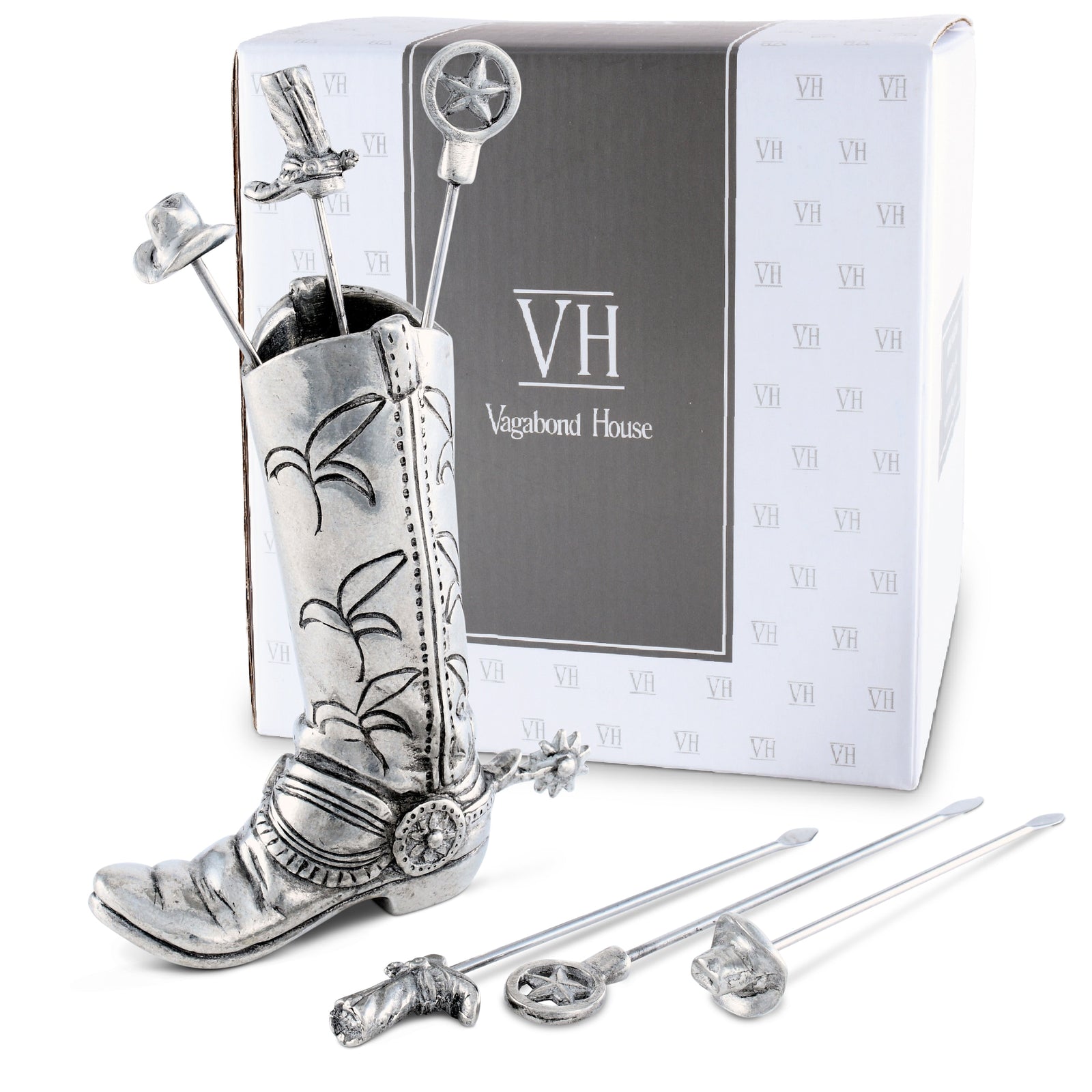 Western Boot Cheese Pick Set 10