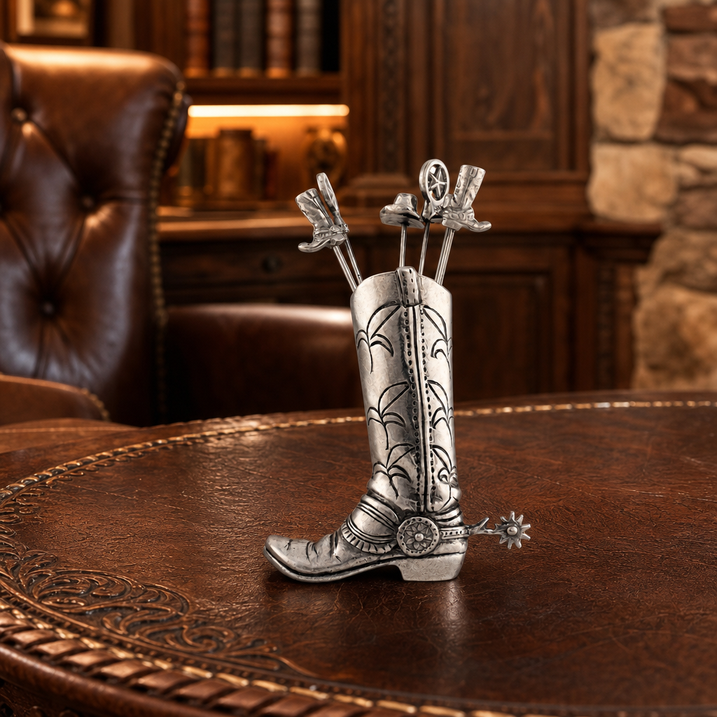 Western Boot Cheese Pick Set 7