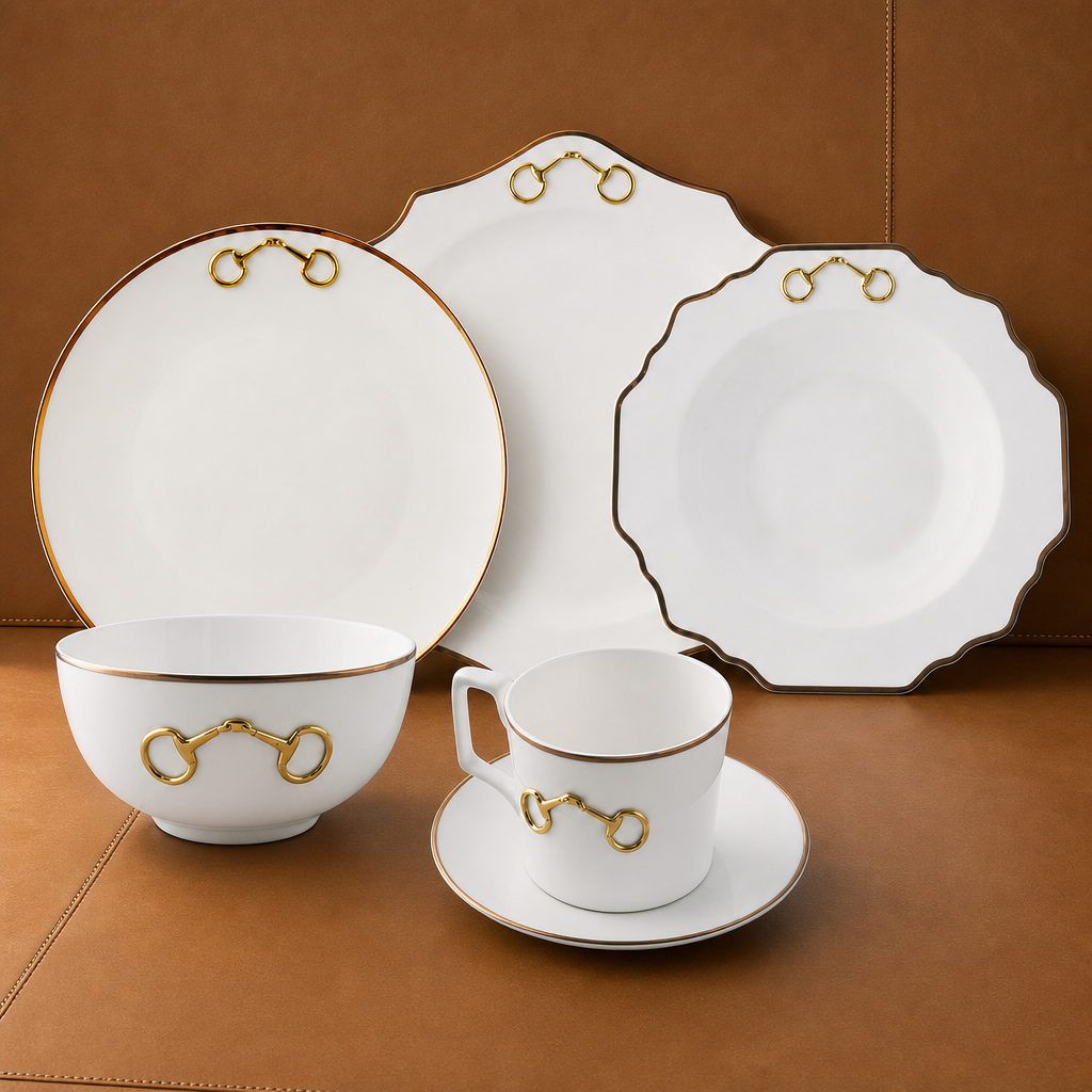 Bone China Gold Bit Dinnerware 1