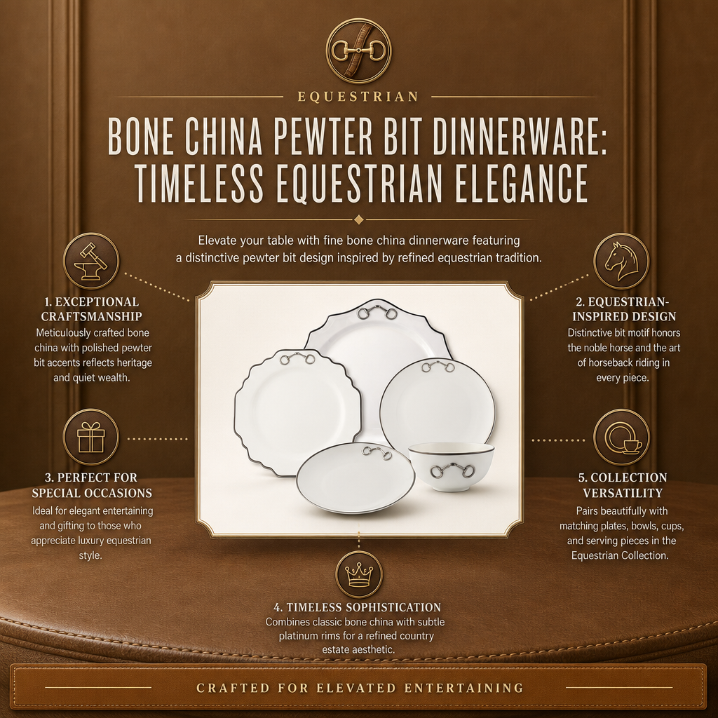 Bone China Pewter Bit Dinnerware 4