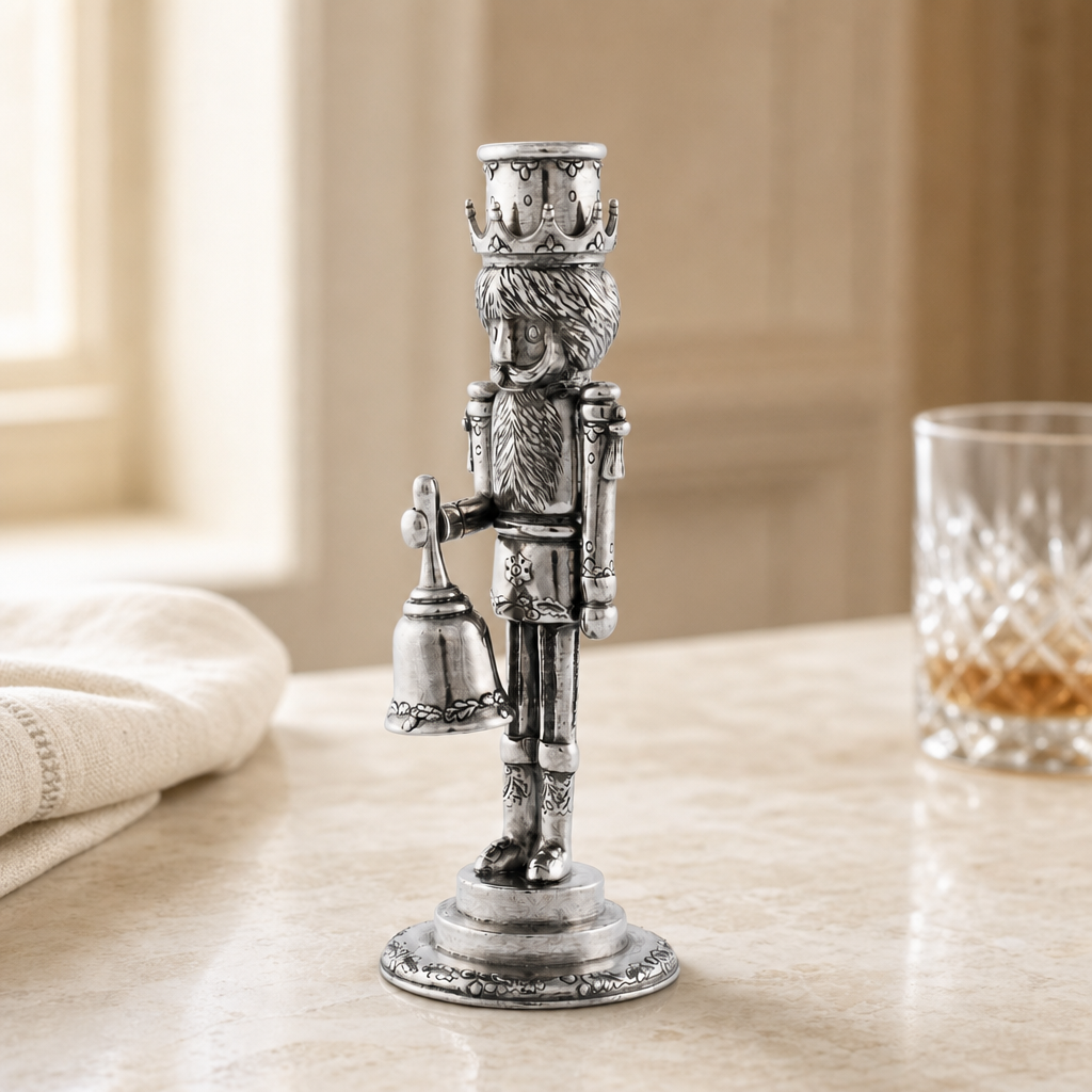 Mini Nutcracker Bell Snuffer Candlestick 1