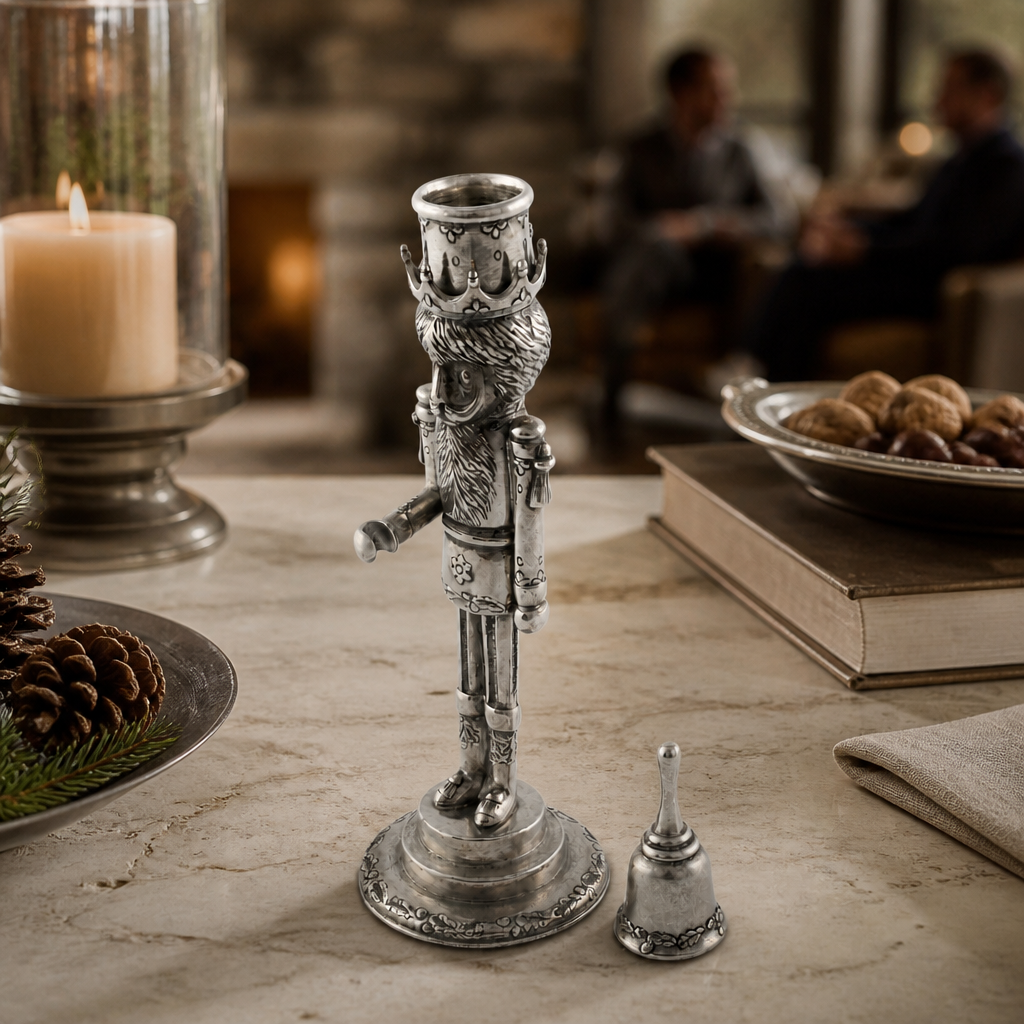 Mini Nutcracker Bell Snuffer Candlestick 9