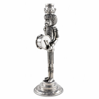 Nutcracker Candlestick Taper - Bell Snuffer 11.5" Height