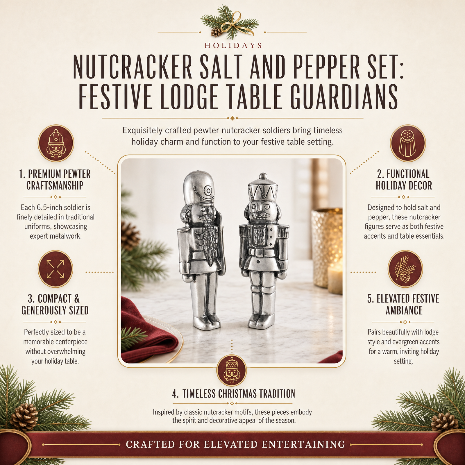 Nutcracker Salt and Pepper Set 1