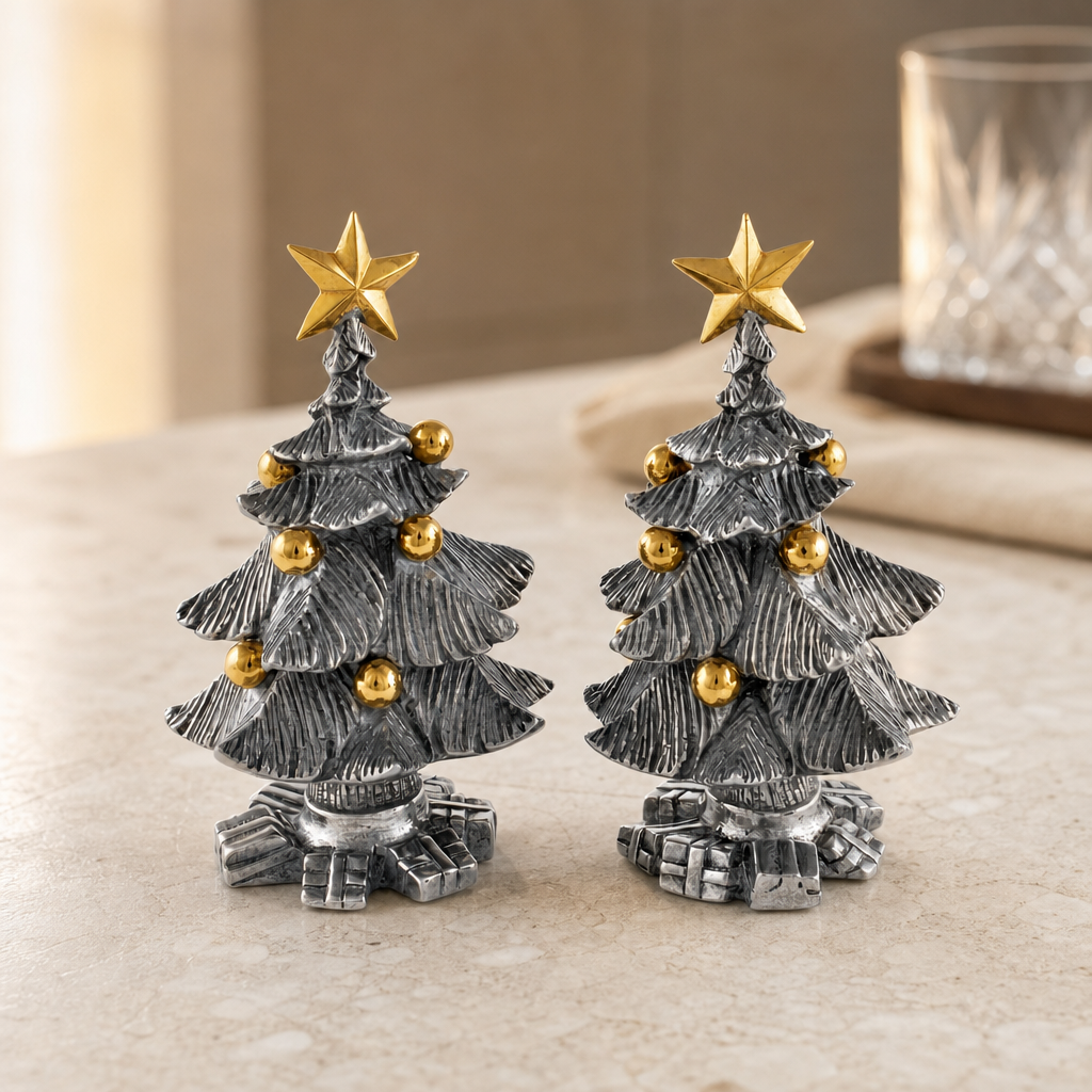 Christmas Tree Salt and Pepper 1