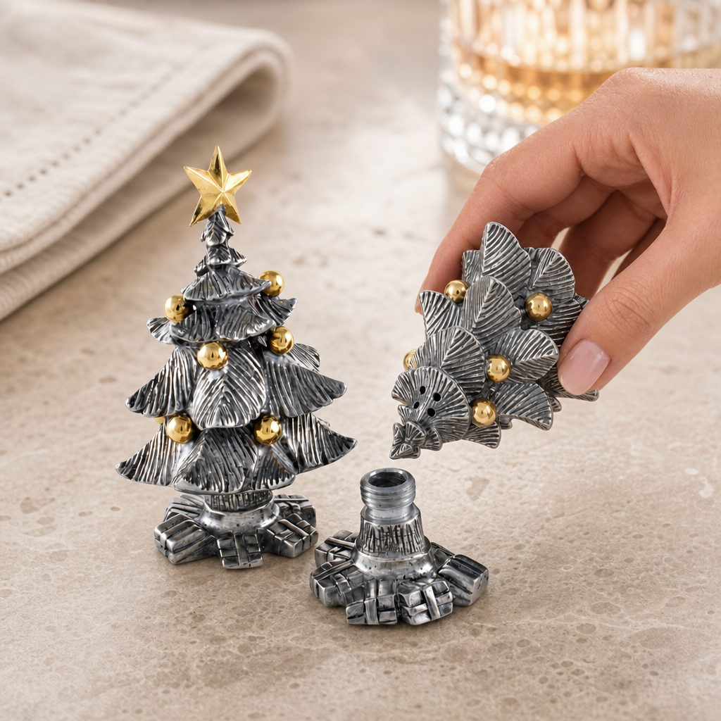 Christmas Tree Salt and Pepper 3
