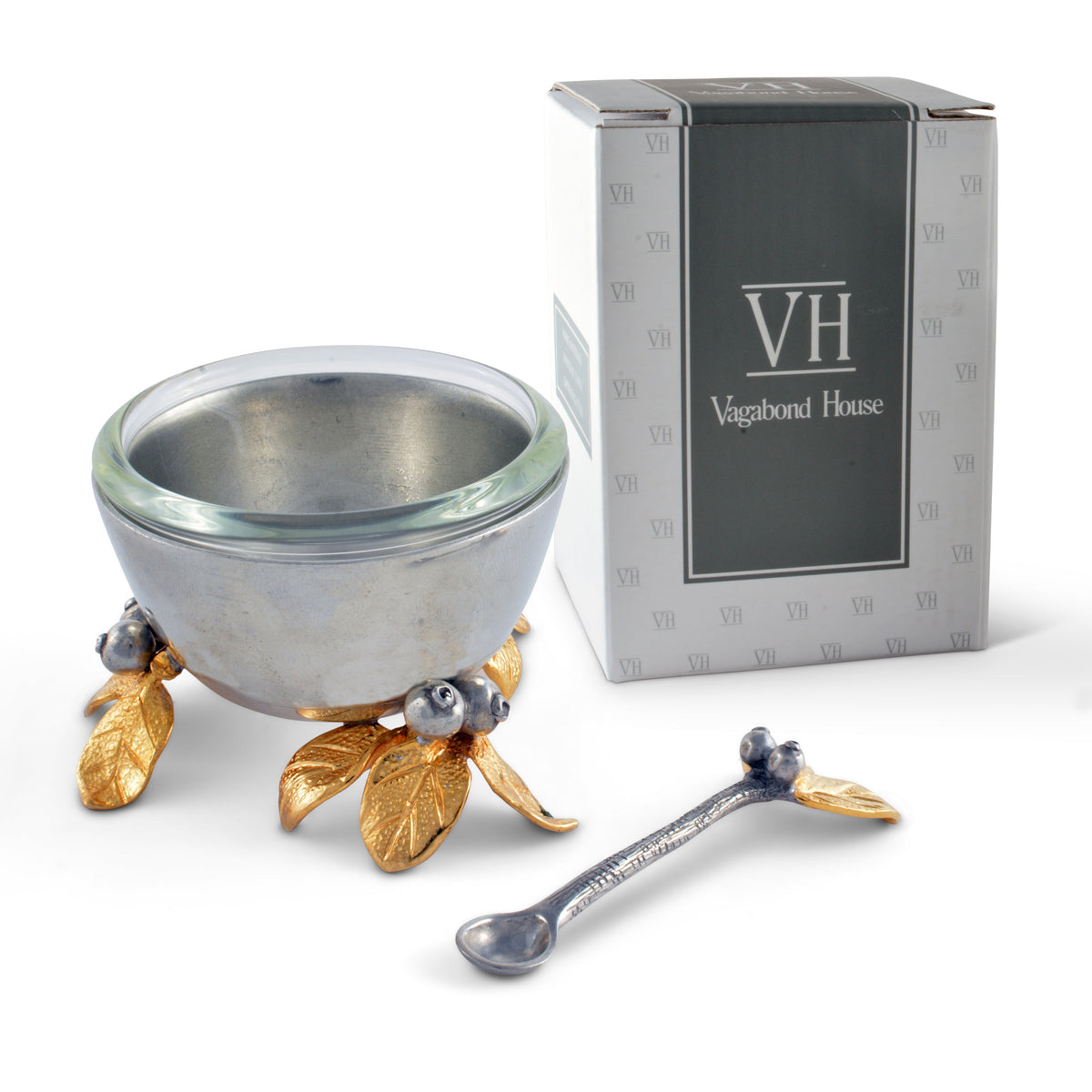 Golden Winter Berry Salt Cellar 10