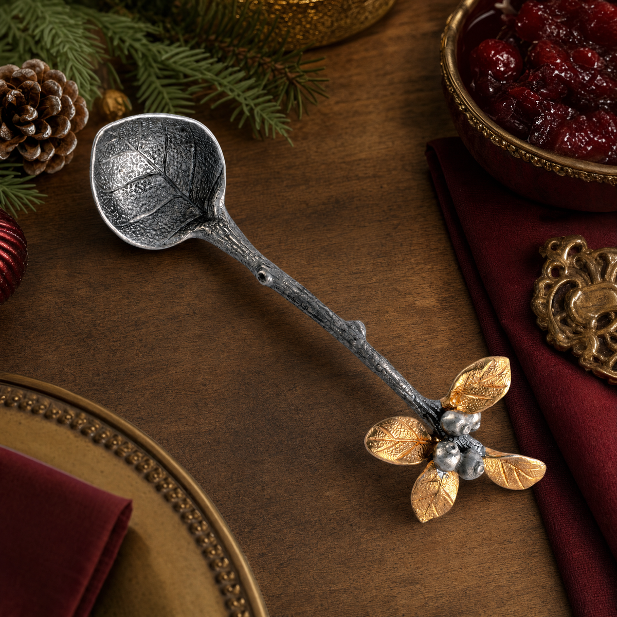 Golden Winter Berry Ladle 2