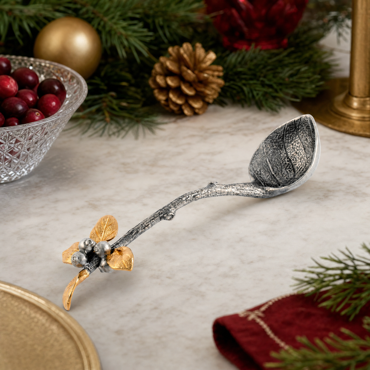 Golden Winter Berry Ladle 4