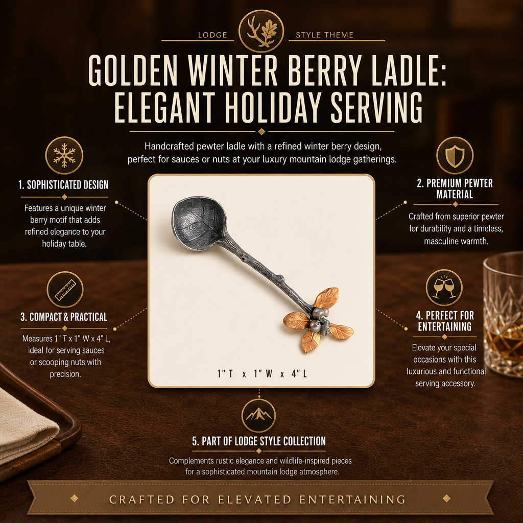 Golden Winter Berry Ladle 1
