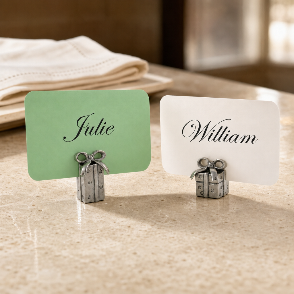Christmas Package Placecard Holder Pair 3