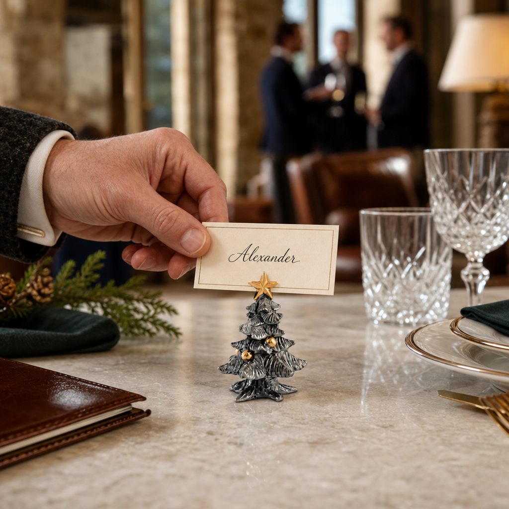 Chirstmas Tree Placecard Holder 6