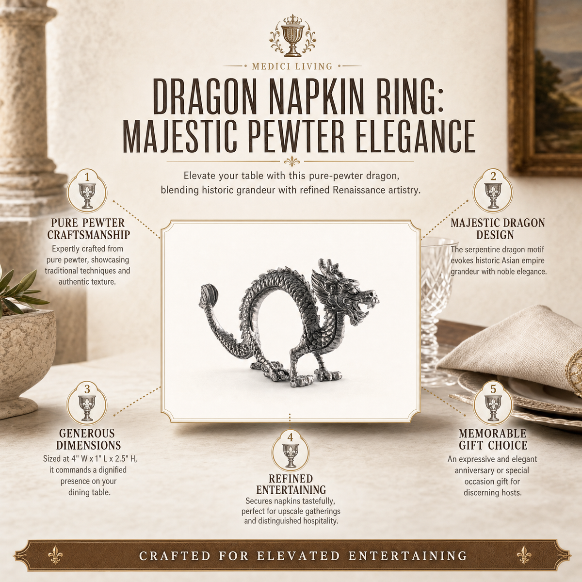 Dragon Napkin Ring 1