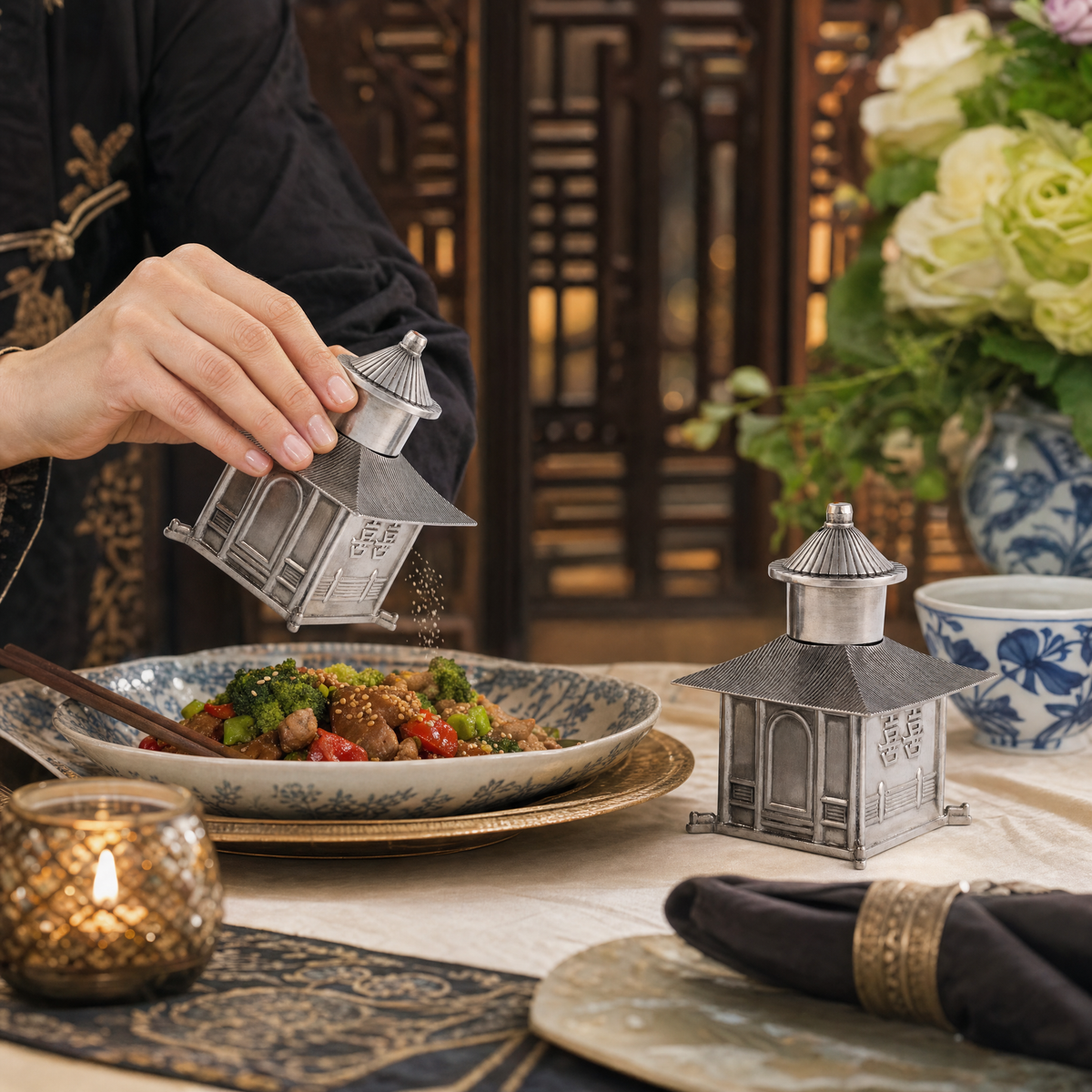 Pagoda Salt and Pepper Shaker 5