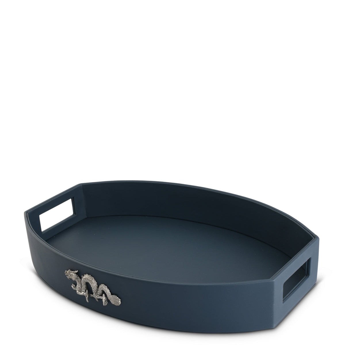 Vagabond House Eastern Intrigue Dragon Vegan Leather Parlor Tray