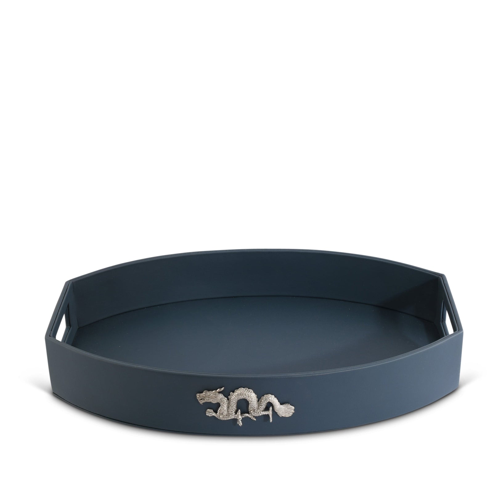 Vagabond House Eastern Intrigue Dragon Vegan Leather Parlor Tray