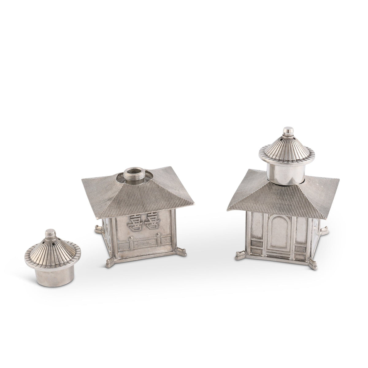 Vagabond House Eastern Intrigue Pagoda Salt and Pepper Shaker