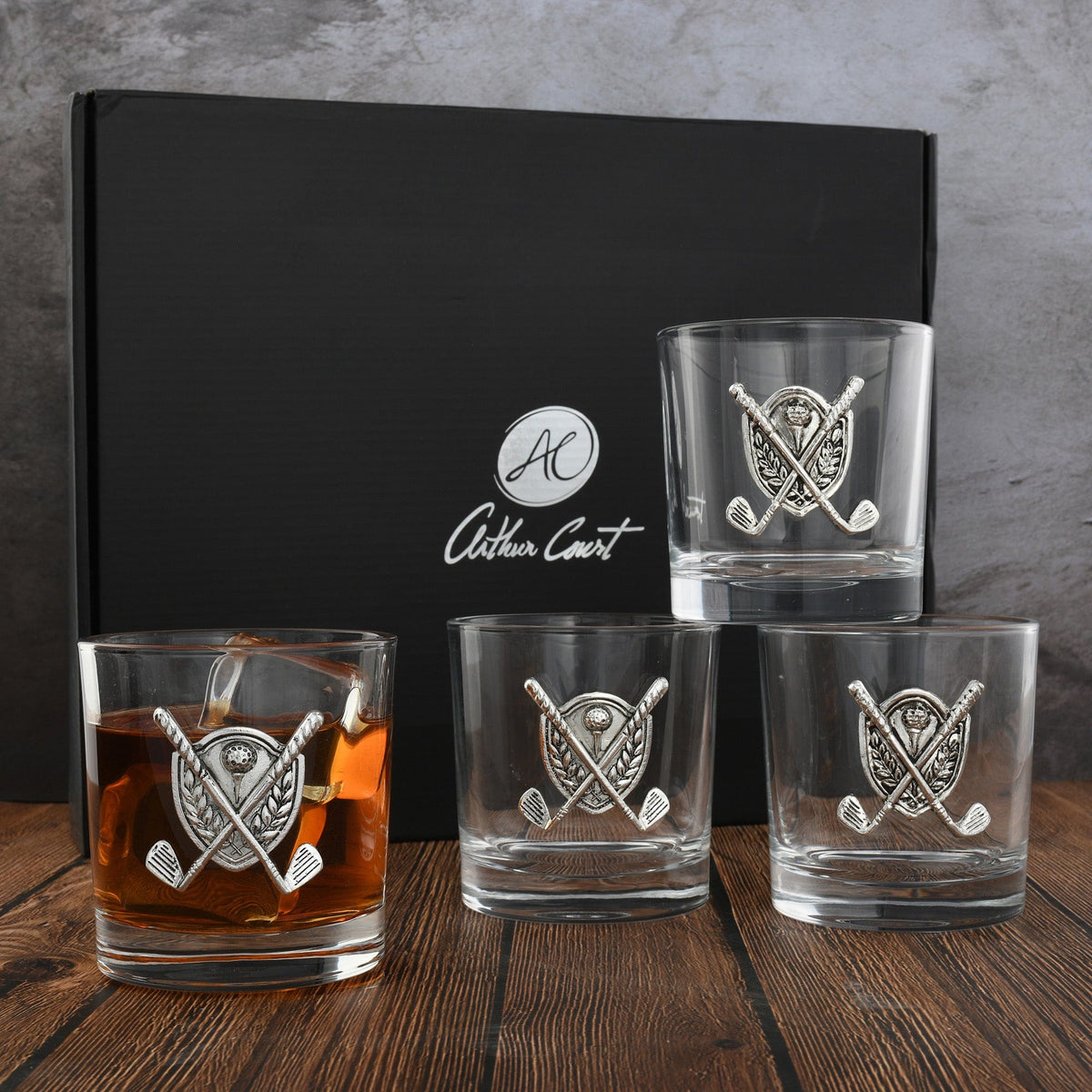 Vagabond House Golf Golf Bar Glasses Set of 4