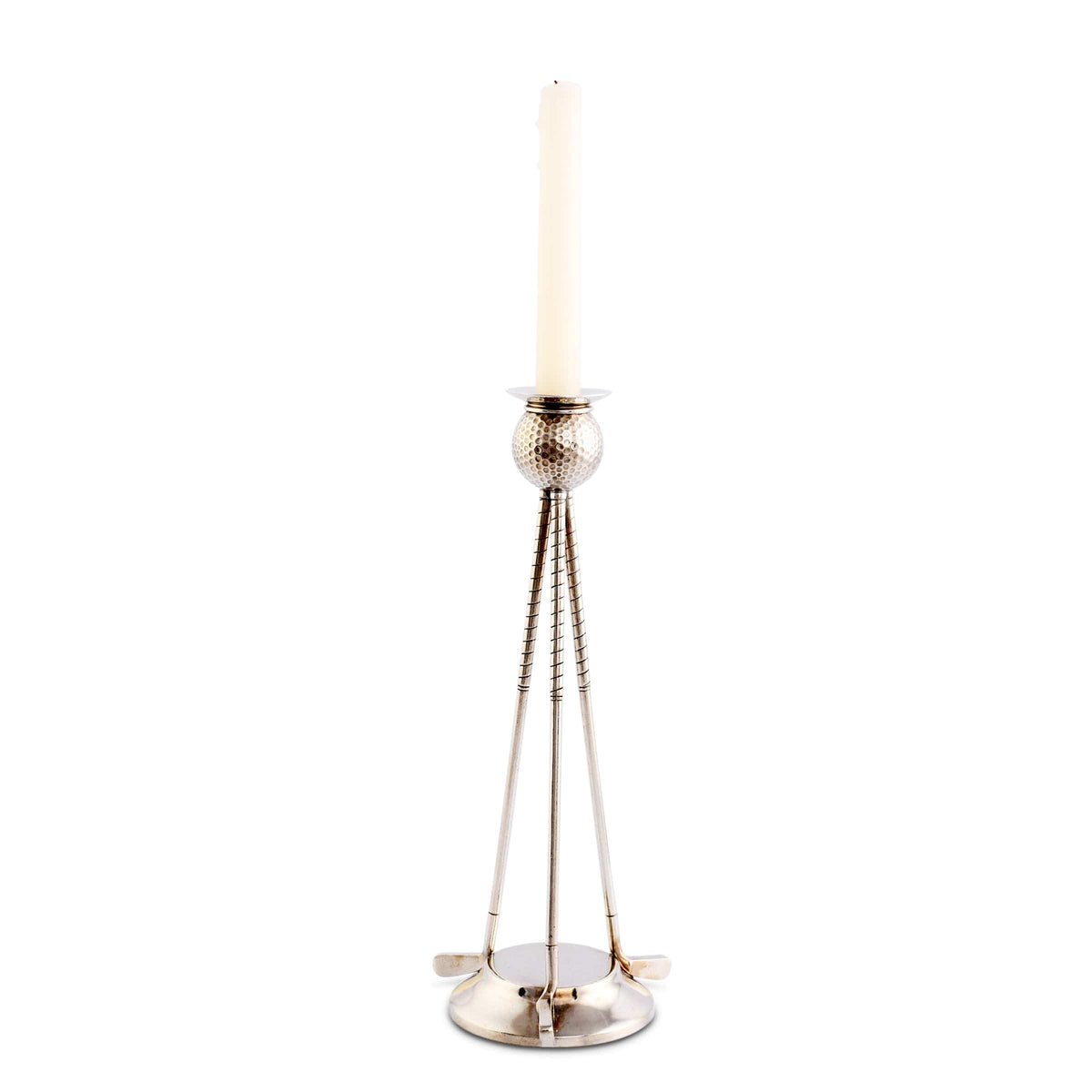 Vagabond House Golf Golf Club Pewter Candlestick