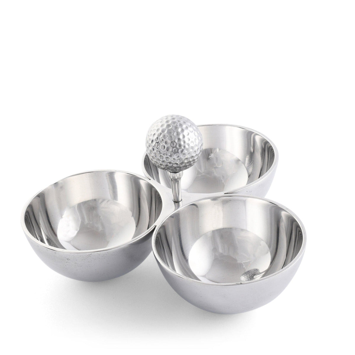 Vagabond House Golf Golf Nut Bowl 3 Section